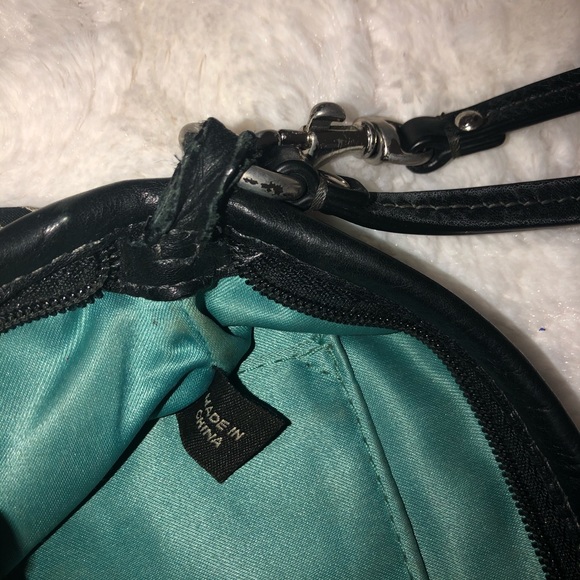 Black Coach wristlet/clutch - Picture 4 of 8